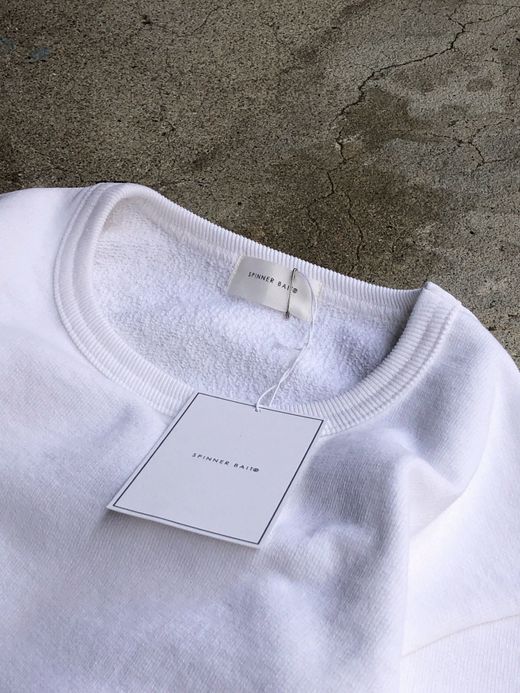 Spinner Bait 104AU / アメリカンドライ裏毛セットインクルーL/S / ホワイト