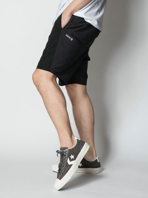 ROARK REVIVAL RSJ720 / BOATMAN TECH SHORTS / BLACK
