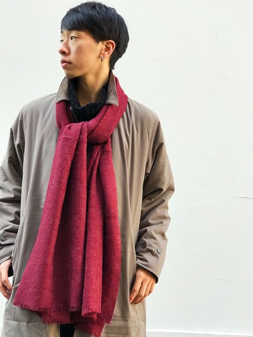 H.F and Weaver Stole / bordeaux