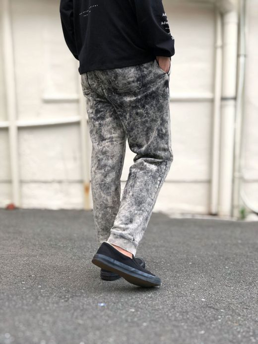 VOO VOO-941 / SMOKY BLEACHED EZ PANTS / SMOKY BLACK
