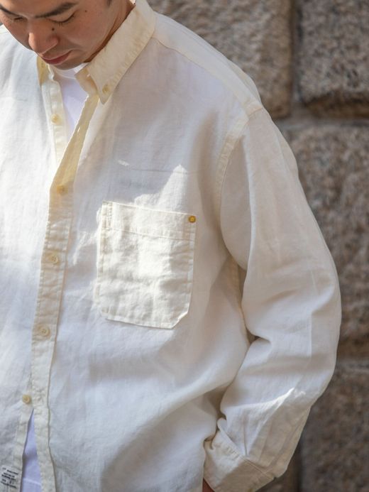 ANACHRONORM AN104 / WIDE B.D SHIRTS / OFF WHITE