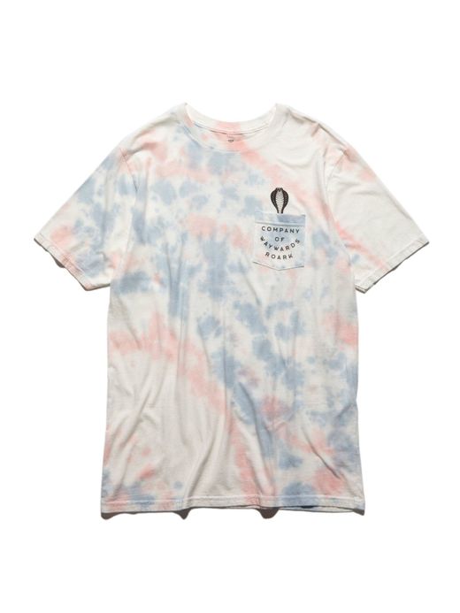 ROARK REVIVAL RT807 / SNAKE CHARMER TIEDYE TEE / GREY BLUE