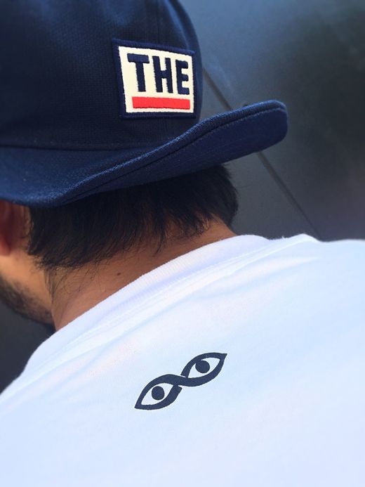 LOOKER "I'm Looking" Pocket Tee / white/black