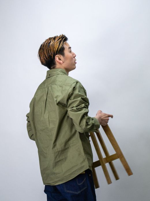 THE UNION TF00372 / BD PULLOVER SHIRTS / OLIVE