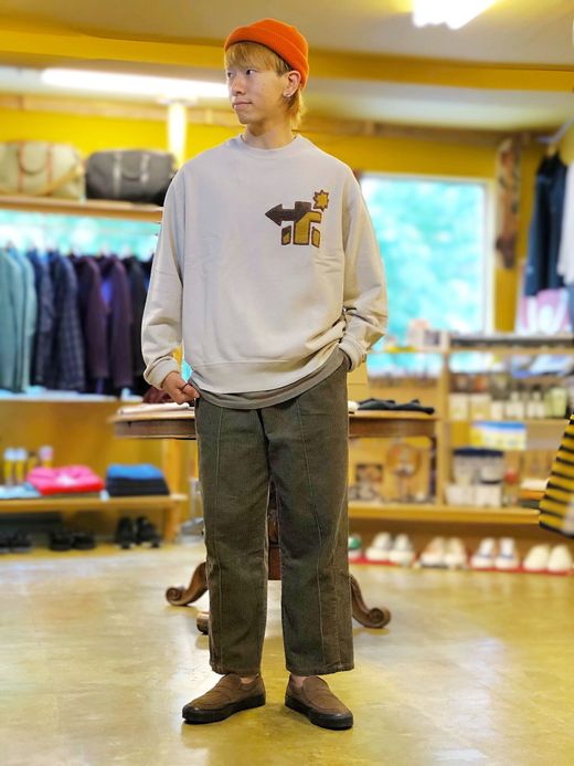 ALDIES A1403228 / JALOPY WIDE SWEAT / OATMEAL