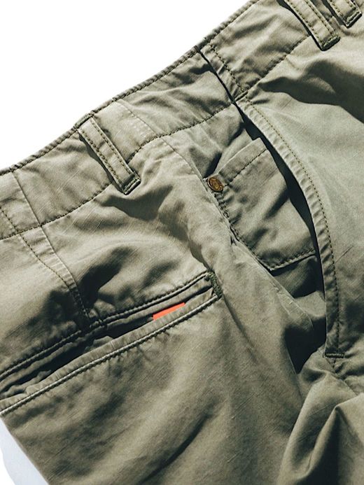 ANACHRONORM AN049 / CL TAPERED TROUSERS / OLIVE