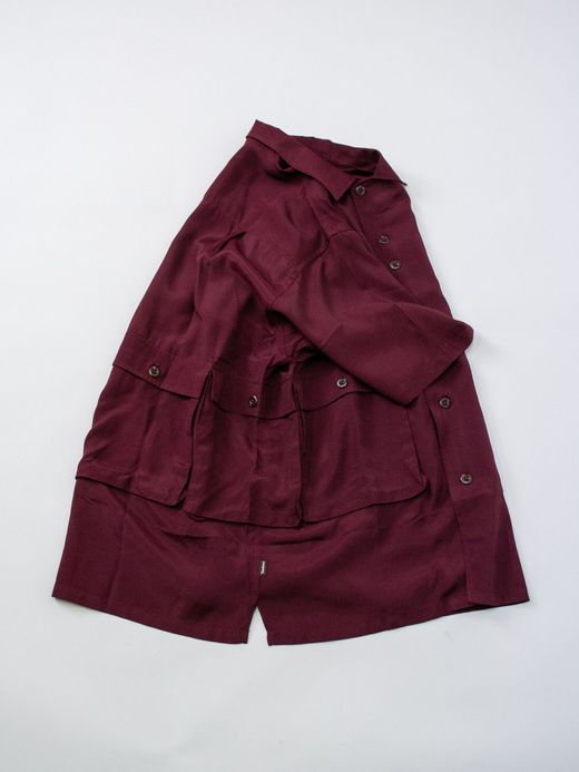 TENBOX DRUG DEALER SHIRT / BURGUNDY
