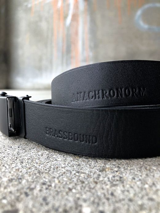 ANACHRONORM ANBB-030 / G-I BELT 25mm / BLACK×BLACK
