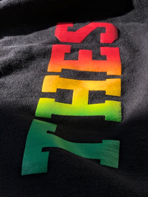 THE UNION TFB-00005 / SP "THES" RASTA COLOR SWEAT / BLACK