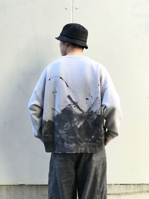 VOO VOO-976 / MIST & PAINT CREW / WHITE