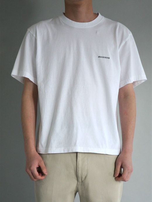 ANACHRONORM AN090 / STENCIL S/S T-S #1 / WHITE