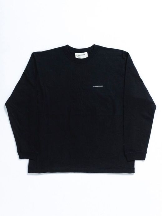 ANACHRONORM AN112 / EMBROID L/S T-S / BLACK