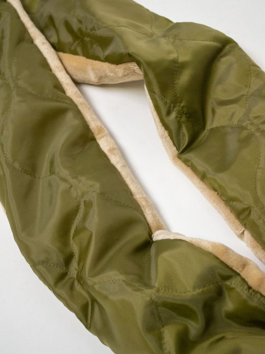 VOO VOO-SPG-078 / REV STOLE / OLIVE×LT.BEIGE