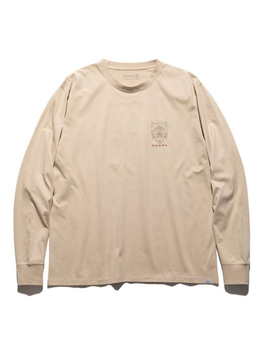 ROARK REVIVAL "OPEN ROADS, OPEN MINDS" L/S TEE / Brown