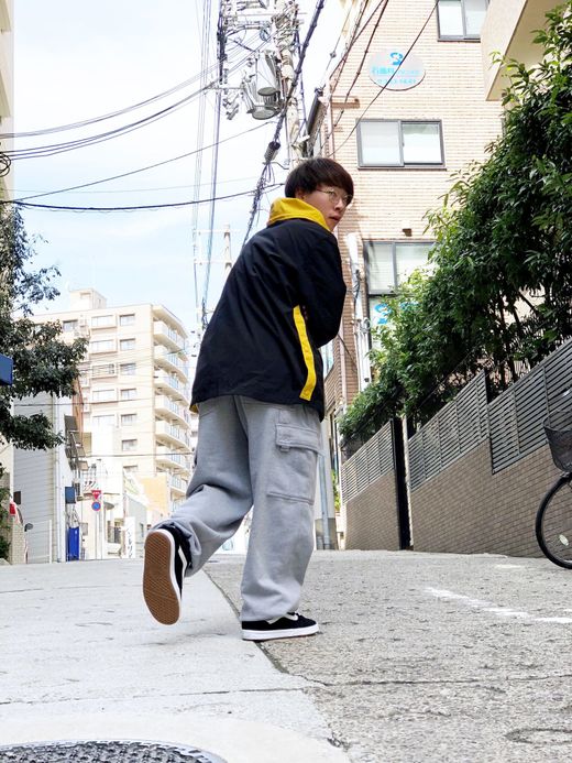 VOO Joke Hoodle / black×yellow