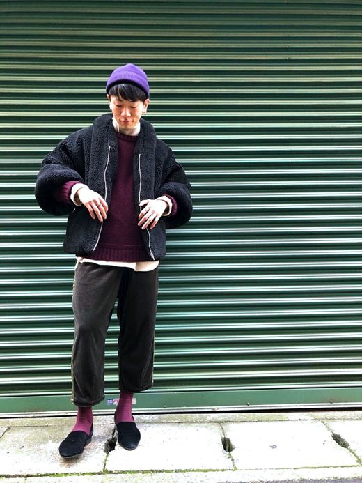 ALDIES Bonds Short Coat / black