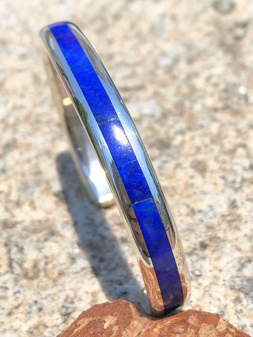 Indian Jewelry LARRY LORETTO INLAY BANGLE / TYPE G