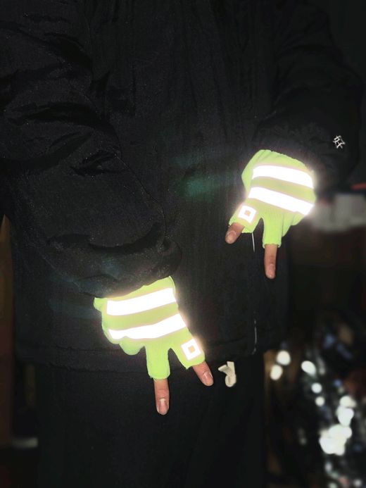 ROTOTO R5014 / REFLECTIVE SAFETY GLOVE / SAFETY YELLOW