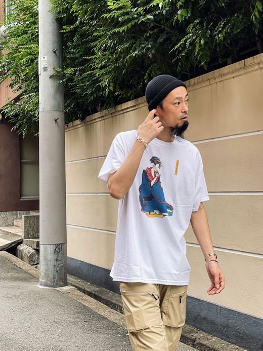  SS21AW02 / UKIYOE TEE / WHITE