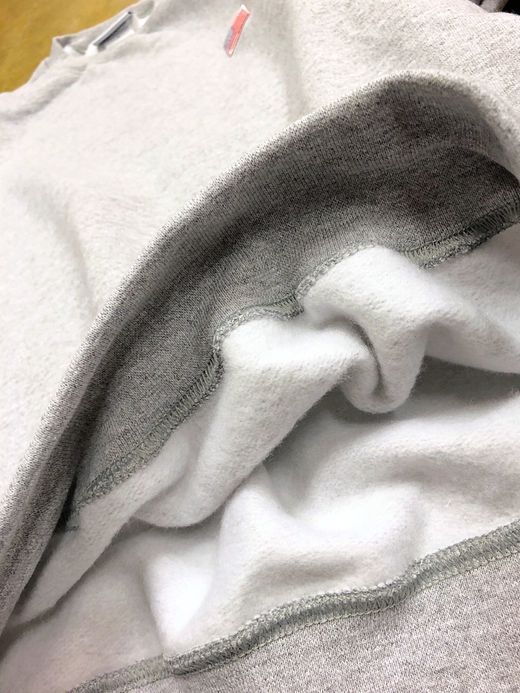 FLATBUSH Select American Flag Patch Crew SW / H.grey