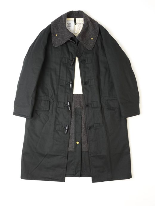 ANACHRONORM ANRN-001 / DUFFLE COAT / BLACK