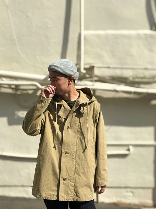 ANACHRONORM AN005 / HOODED PARKA COAT / BEIGE