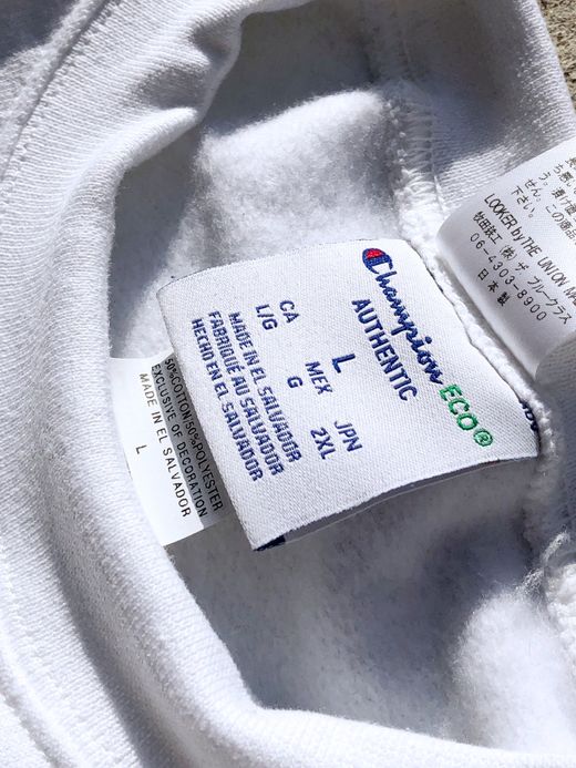LOOKER LOOK.87 / SUN&MOON SWEAT / WHITE/BLACK