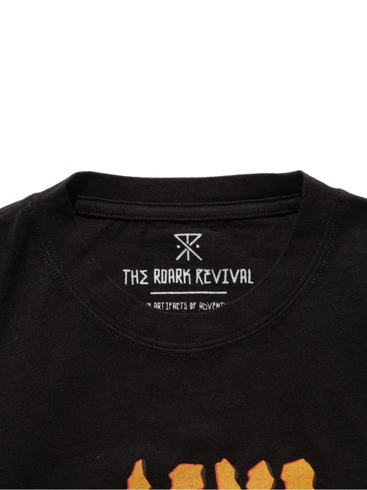 ROARK REVIVAL RTJD603 / "JAVA FEVER" TEE / BLACK