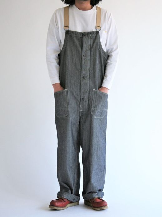 ANACHRONORM AN118 / DECK OVER PANTS / INDIGO ONE WASH