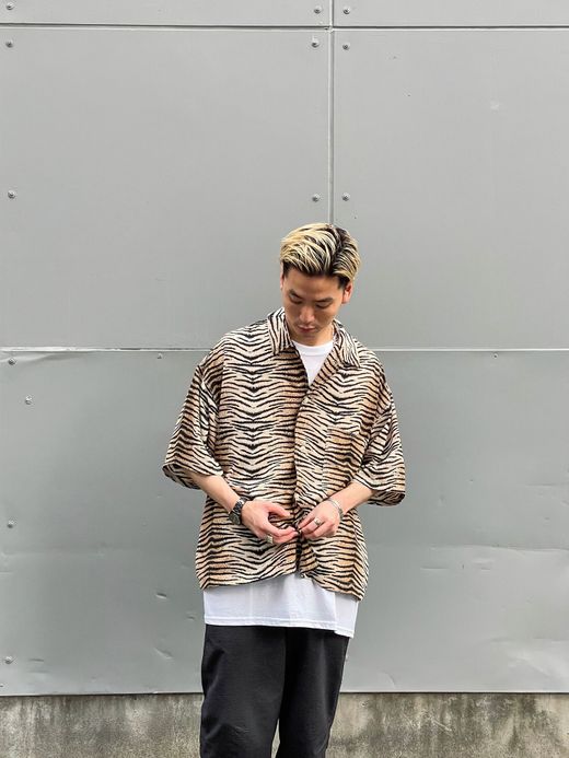 ALDIES A5003111 / LEOPARD SHIRT / BROWN