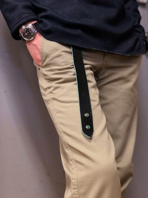 VOO Hawk Eye Leather Belt / black