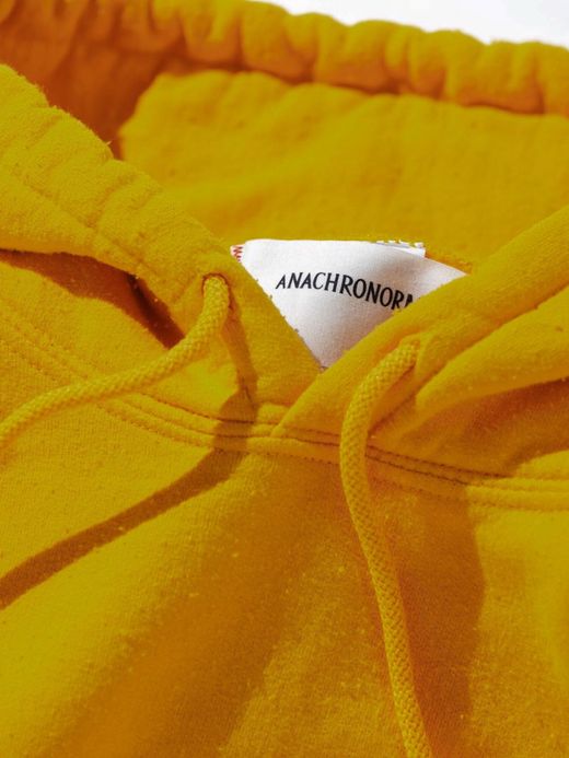 ANACHRONORM NM-SW03 / EMBROIDERED 50/50 HOODED PARKER / YELLOW B