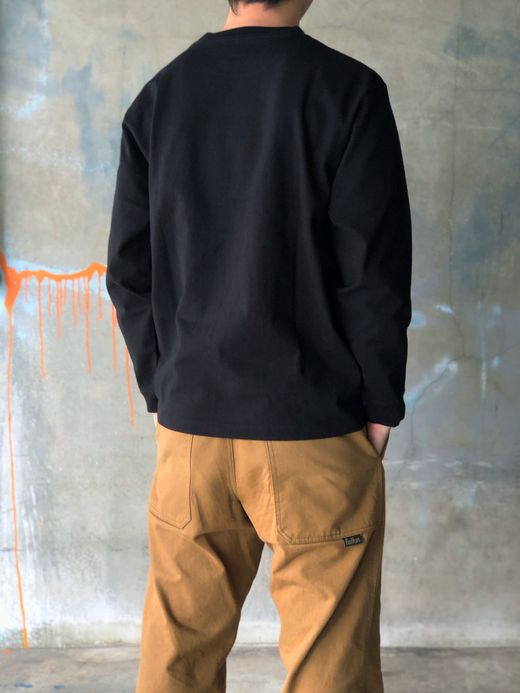 ANACHRONORM NM-TS04 / STANDARD HEAVY WEIGHT L/S  T-S / BLACK