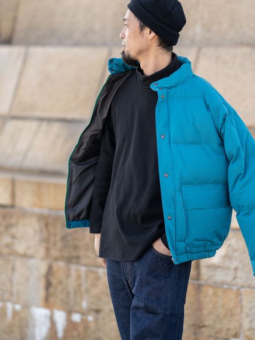 THE UNION TF00355 / WORK DOWN JACKET / BLUE