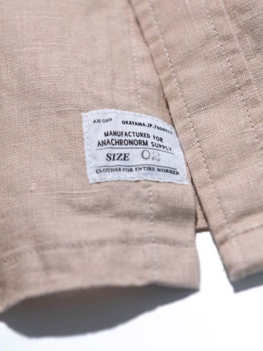 ANACHRONORM AN104 / WIDE B.D SHIRTS / Lt.BEIGE