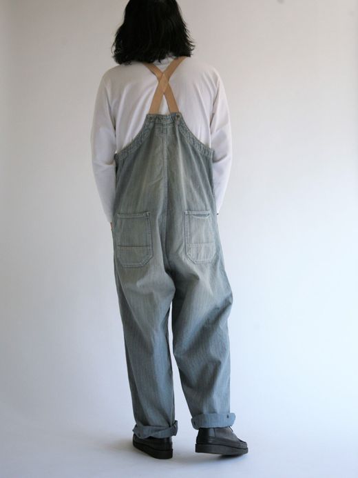 ANACHRONORM AN118-W / DECK OVER PANTS / INDIGO AGING WASH