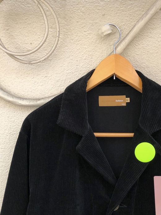 VOO VOO-867 / CORDUROY SHI-FU COAT / BLACK