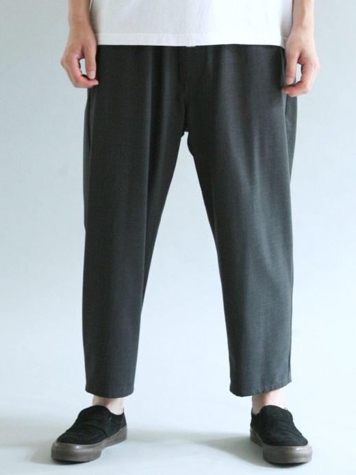 ANACHRONORM AN052 / TAILORED EASY SLACKS / HEATHER GRAY