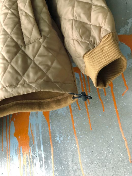 VOO VOO-950 / QUILT HOODY / CAMEL