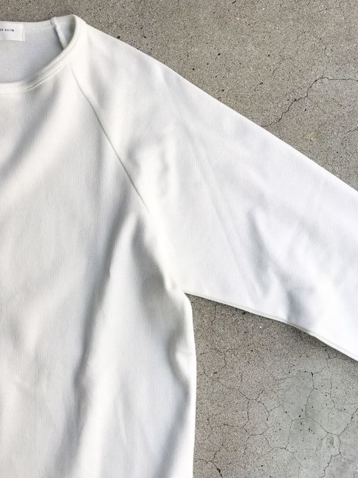 Spinner Bait 102SJ / セータージャージラグランクルーL/S / ホワイト