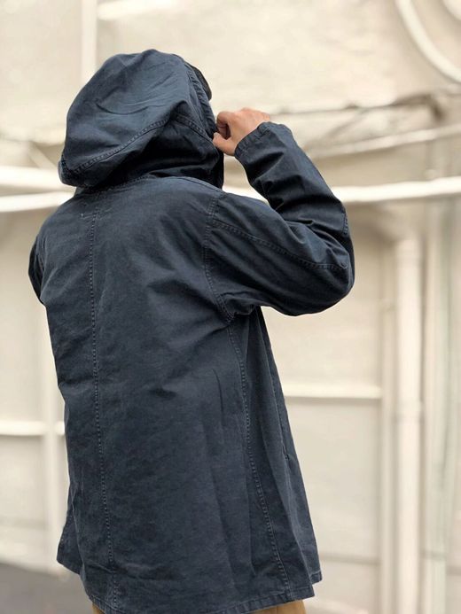 ANACHRONORM AN005 / HOODED PARKA COAT / BLACK