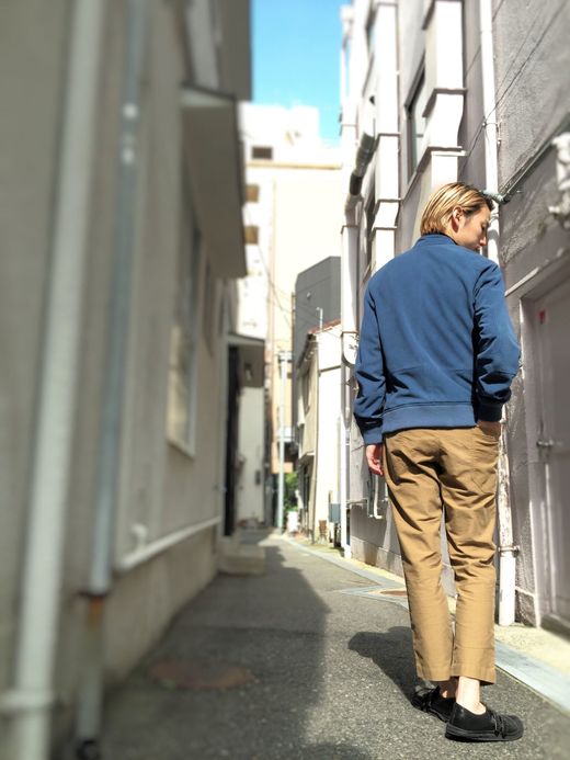 VOO Suede Lib Blouson / navy