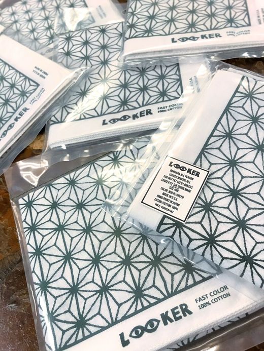 LOOKER ASA Bandana / white/green