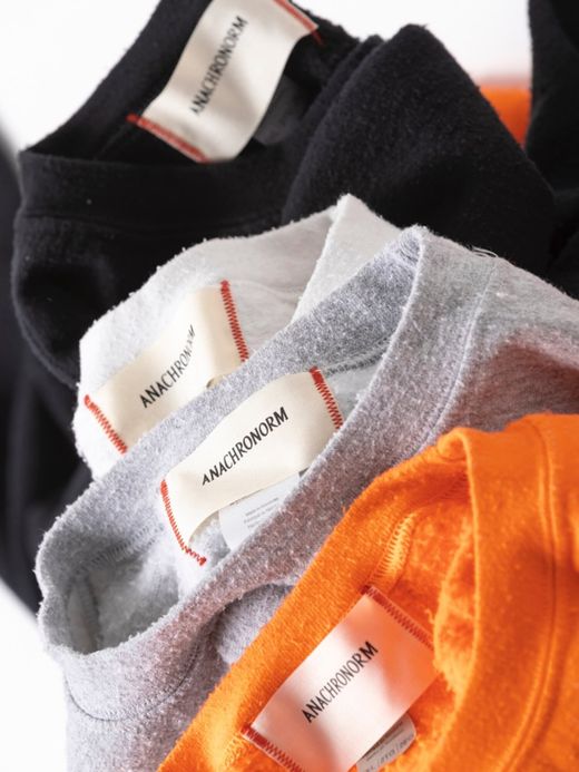 ANACHRONORM NM-SW04 / 50/50 NAPPING CREW SWEAT / GRAY