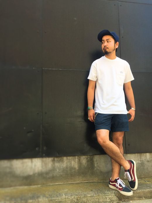 LOOKER "I'm Looking" Pocket Tee / white/black