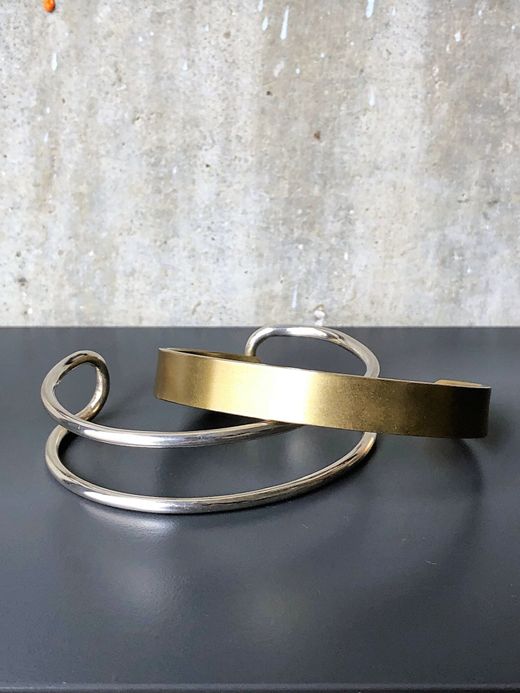 fulton OWN WAY BANGLE / SILVER×BRASS
