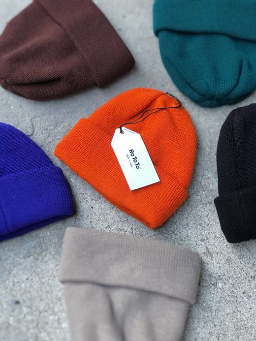 ROTOTO R5016 / BULKY WATCH CAP / BLUE GREEN