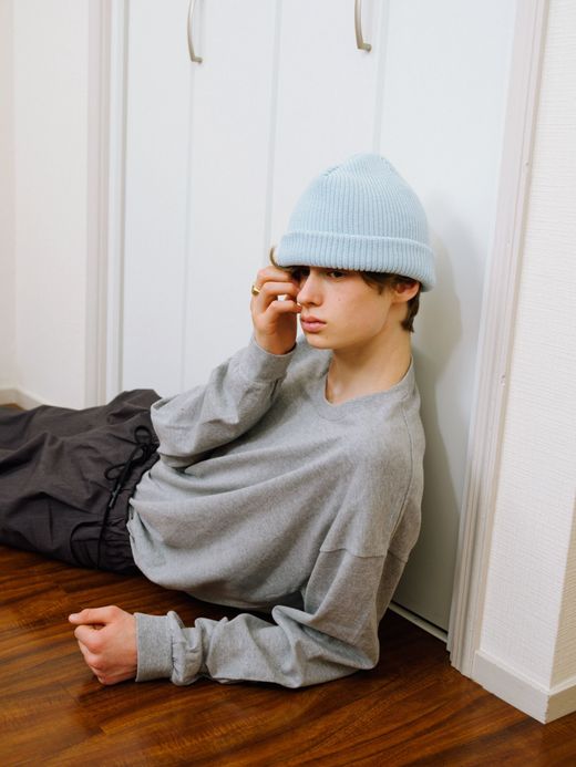 S.F.C SFCFW20CS01 / BASIC LS TEE / GREY