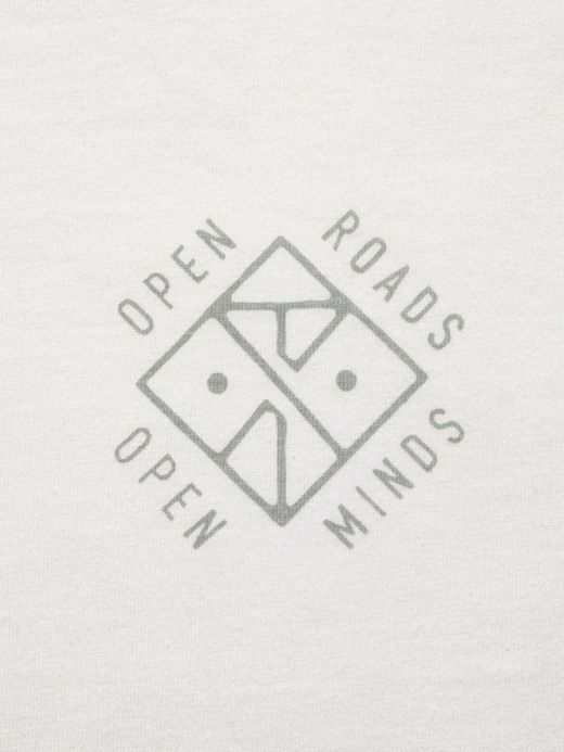 ROARK REVIVAL RLTJ604 / "WILDLIFE" L/S TEE / WHITE