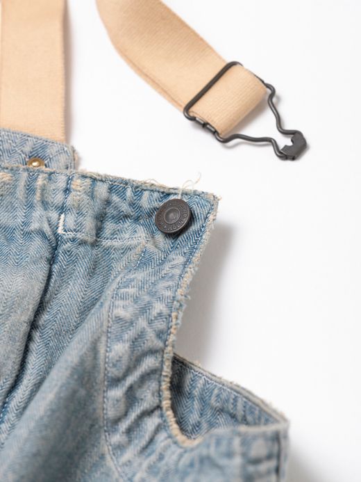 ANACHRONORM AN118-W / DECK OVER PANTS / INDIGO AGING WASH